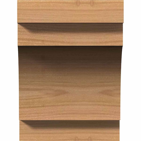 Mediterranean Smooth Rafter Tail, Western Red Cedar, 5 1/2W X 8H X 32L